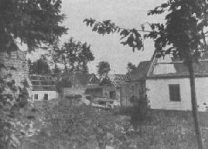 Le village d'Hendecourt en 1916.